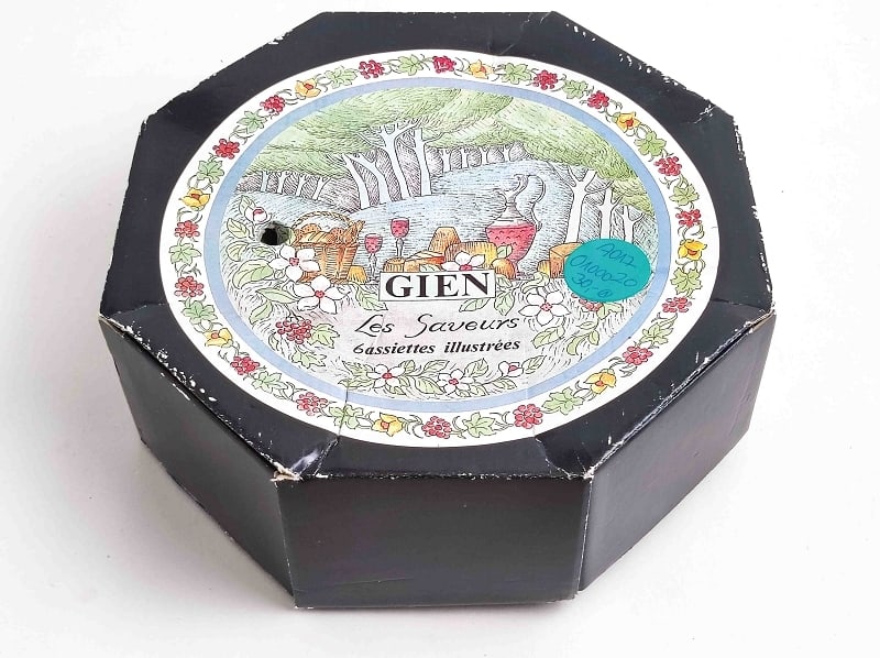 6 Stk. Gien Les Saveurs Porzellan Käseteller, - 2