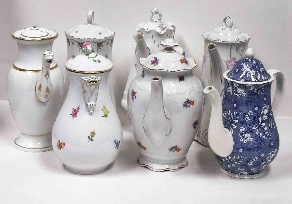 XL Konvolut Porzellan Kaffee Kannen (1 of 5)