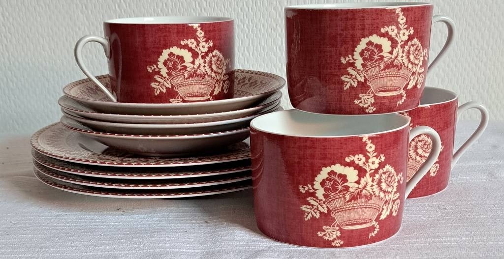 Pierre Frey Limoges 4 Kaffee Gedecke: Pierre Frey Limoges 4 Kaffee Gedecke Interne Nr. A0171400079