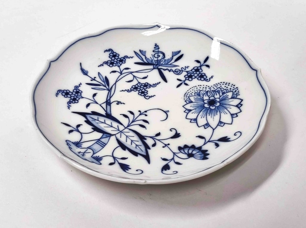 Meissen Zwiebelmuster Teller: Antiker Meissen Zwiebelmuster Teller Ø ca. 14,5cm, unbest. Sammlerstück Interne Nr. A0160400010