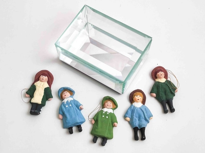 Glas Deckeldose + Beigabe: Glas Deckeldose