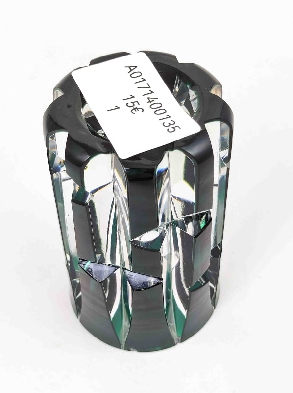 Antike massive Glasvase - 2