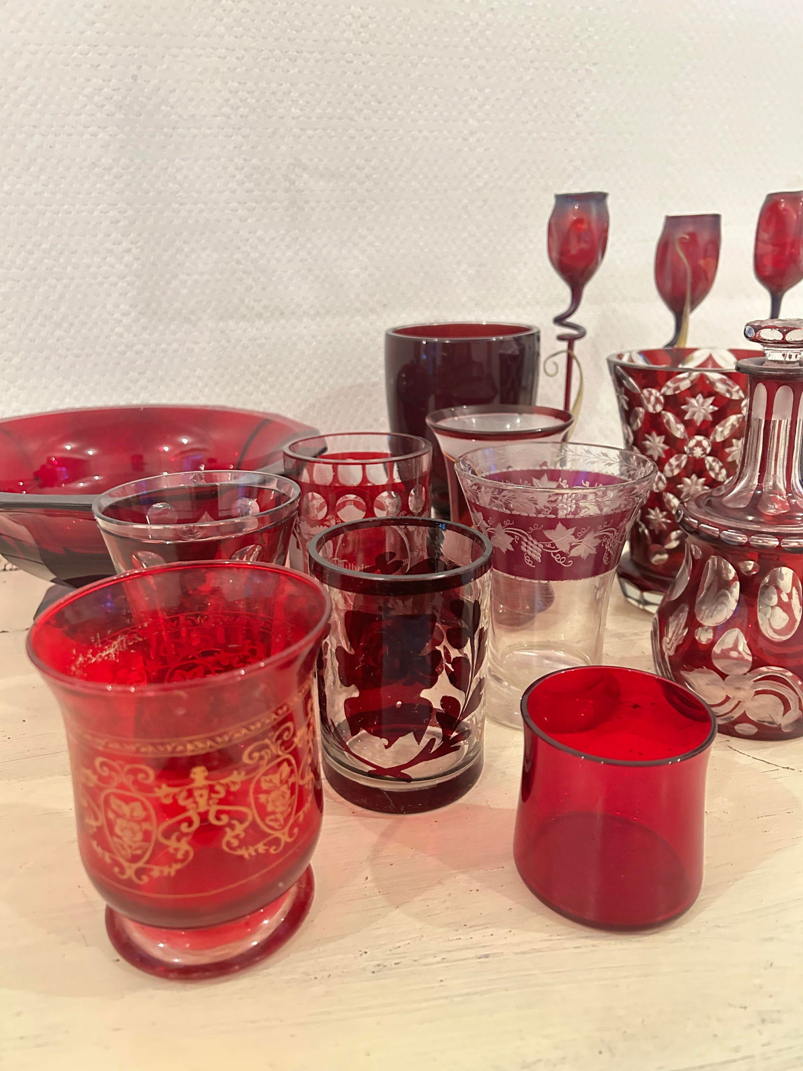 Konvolut Rotglas - 2