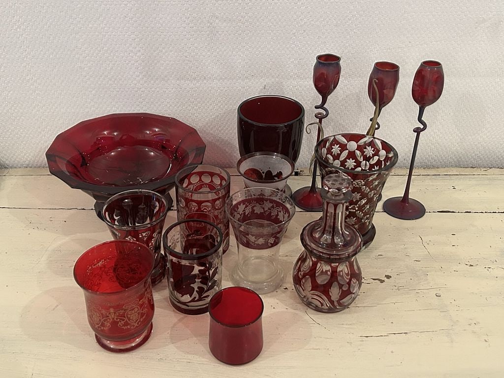 Konvolut Rotglas - 3