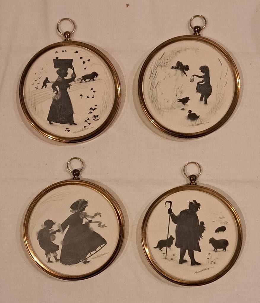 4 Stk. Bilder Messingrahmen (1 of 1)