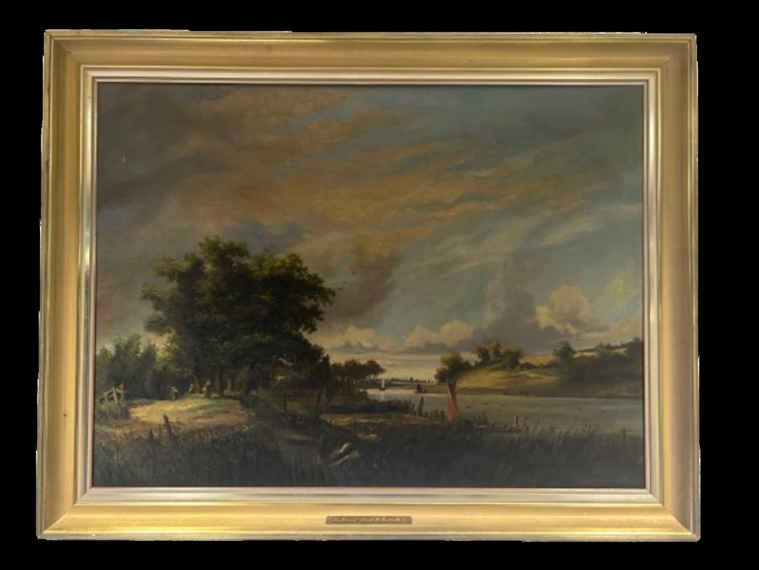 Antikes Ölgemälde David H. Munter (1 of 4)