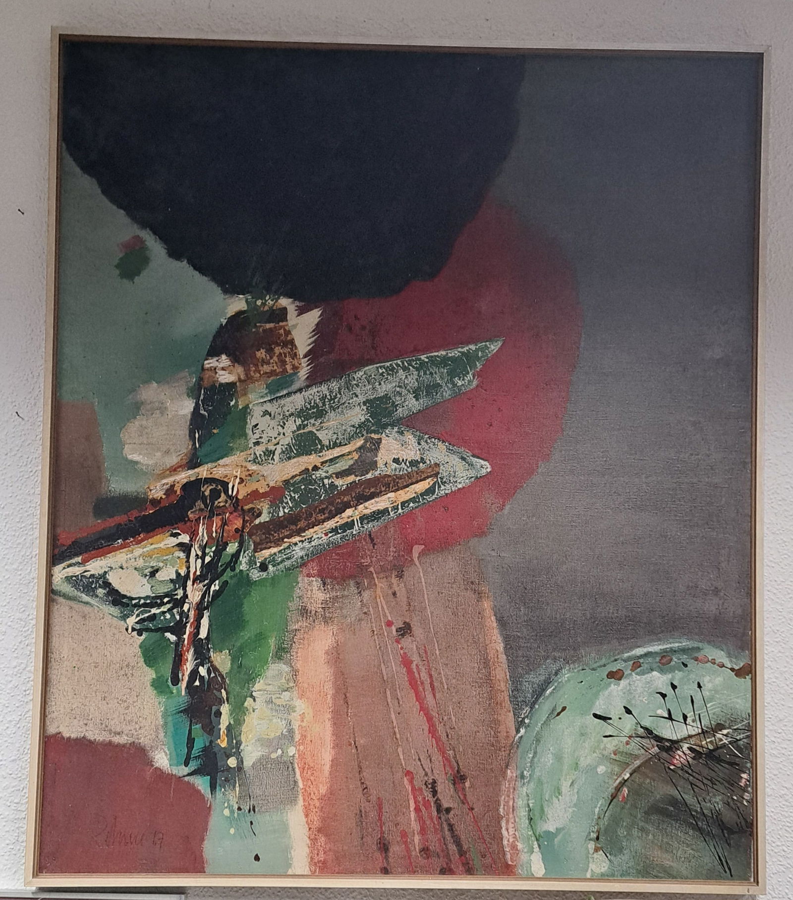 Hemut Rehme XL Abstrakte Komposition (1 of 3)