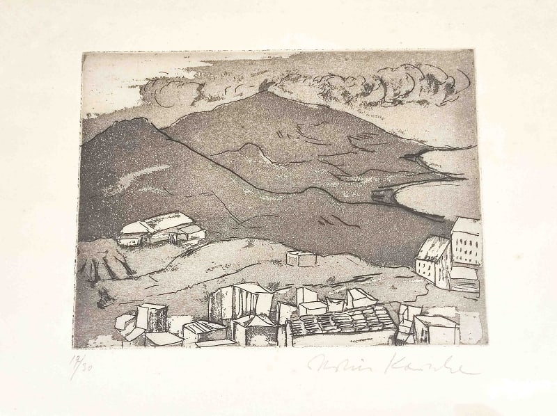 Martin Kausche Worpswede Radierung (1 of 2)