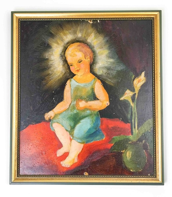 Dora Schmetz-Diehl antikes Ölgemälde (1 of 4)