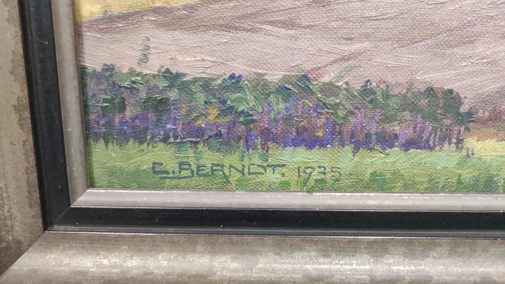 Carl Berndt Ölgemälde - 3