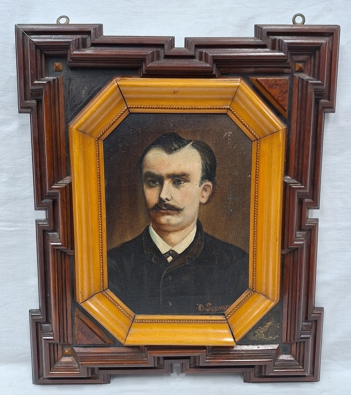 O. Seemann, antikes Ölgemälde (1 of 5)