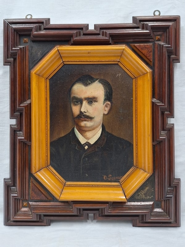 O. Seemann, antikes Ölgemälde - 5