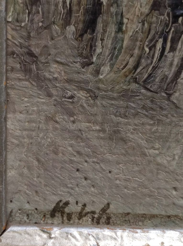 Ölgemälde Winterlandschaft - 3