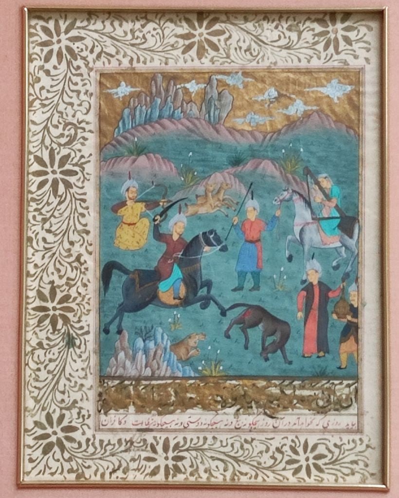 Persisches Seidenbild - 2