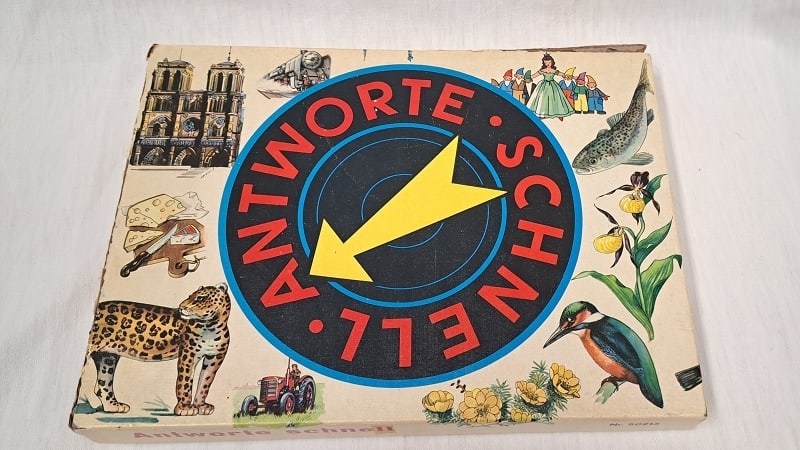 Vintage Kinderspiel Antworte schnell (1 of 2)