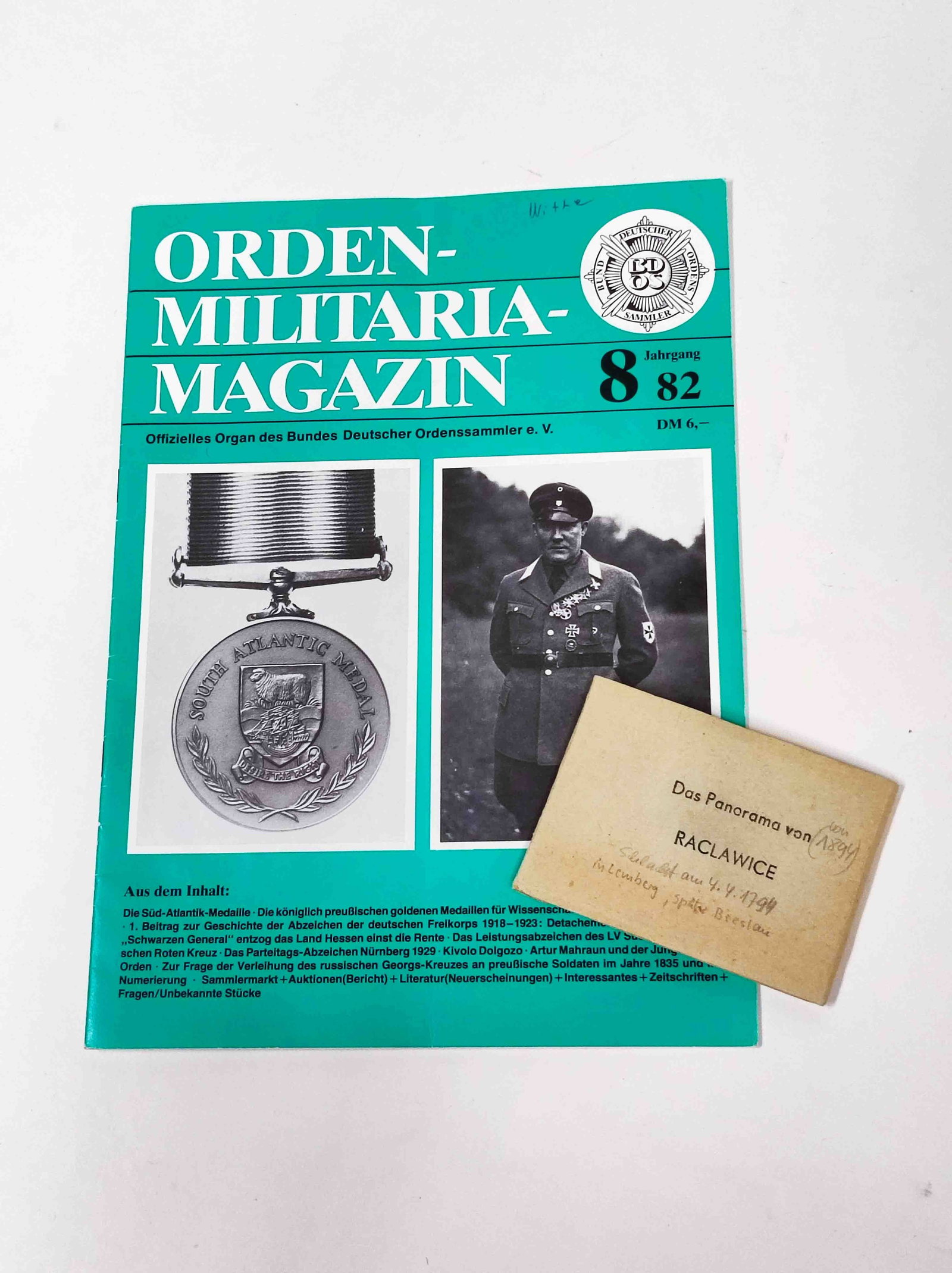 Orden Militaria Magazin: Orden Militaria Magazin, Gebrauchsspuren Interne Nummer A0161100107
