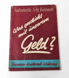 Broschüre Was geschieht mit unserem Geld: Broschüre Was geschieht mit unserem Geld? Gebrauchsspuren Interne Nummer A0161100101