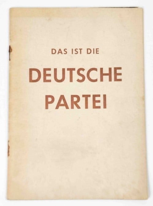 WKII Heft Das ist die deutsche Partei: WKII Heft Das ist die deutsche Partei, ordentliches Exemplar Interne Nr. A0170300015