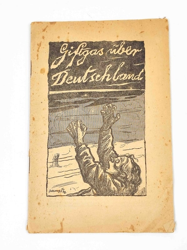 WKII Broschüre Giftgas über Deutschland: WK II Broschüre "Giftgas über Deutschland", Deutsche Friedensgesellschaft, Erschienen im Nebelhornverlag Berlin Interne Nummer A0170900006