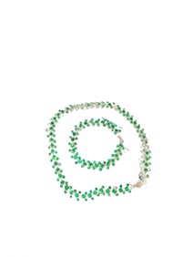 Green Stone Jewelry Set