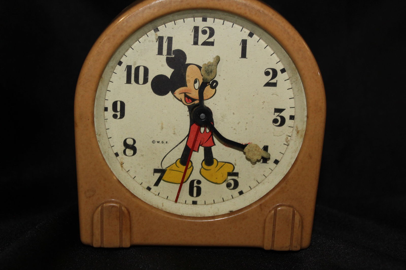 Vintage 1950's US Time WDC Disney Mickey Mouse Alarm Clock Non Working (1 of 4)