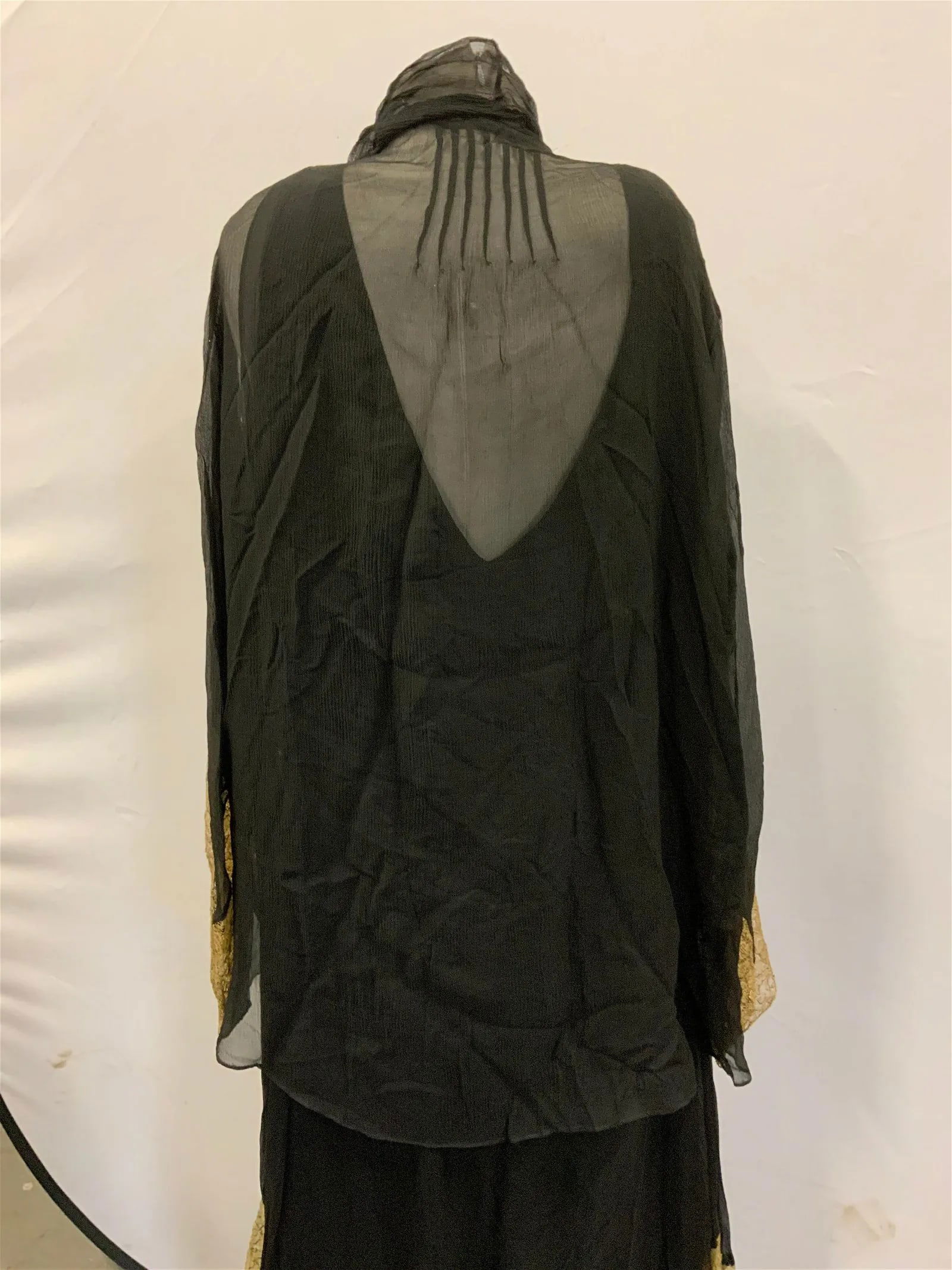 Silk and Lace Flapper Style Dress (1 of 2)