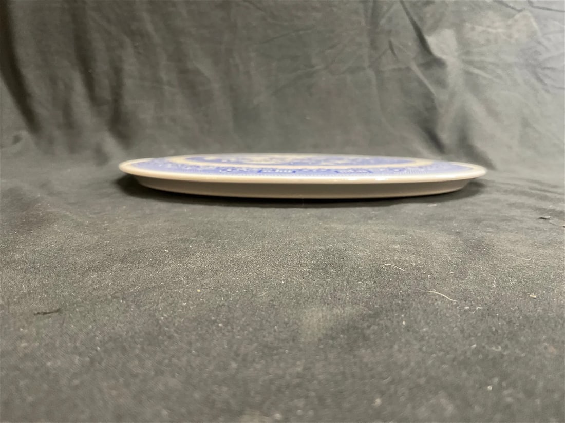 Porcelain SPODE Floral Cake Plate in box (1 of 1)