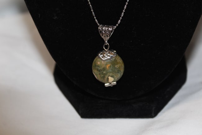 Ocean Jasper Necklace and Earring Set (1 of 3)