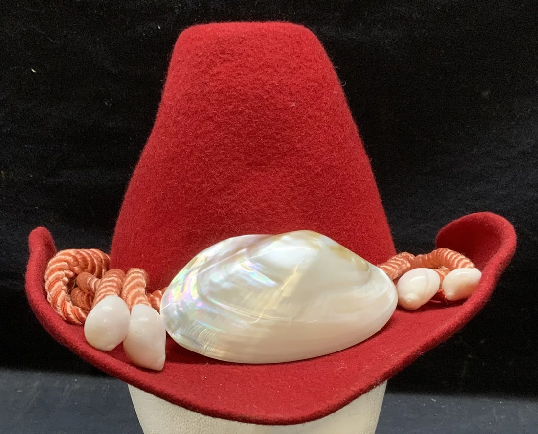 Vintage Rockmount Ranch Wear Red Wool Hat (1 of 5)