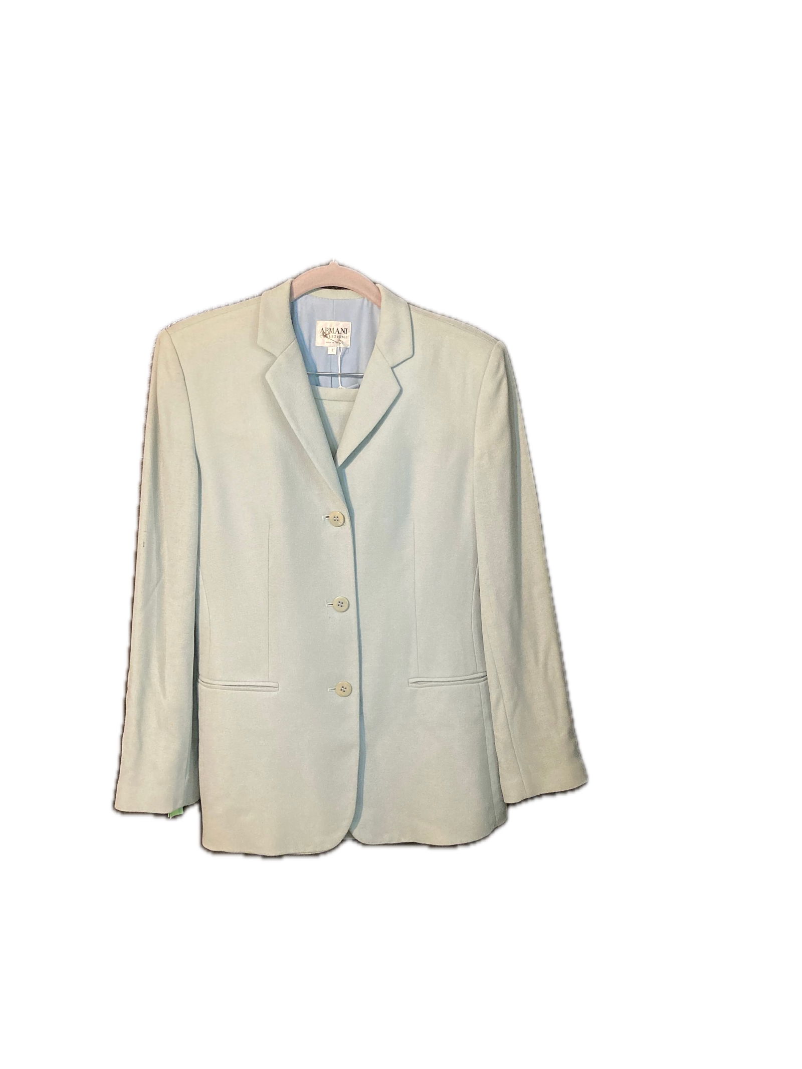 Armani Collezioni Powder Blue Suit Set SIZE 2 (1 of 1)