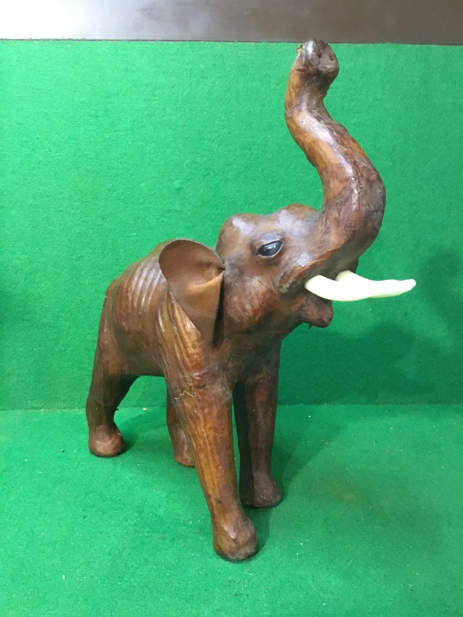 Vintage Leather Elephant Figurine (1 of 5)