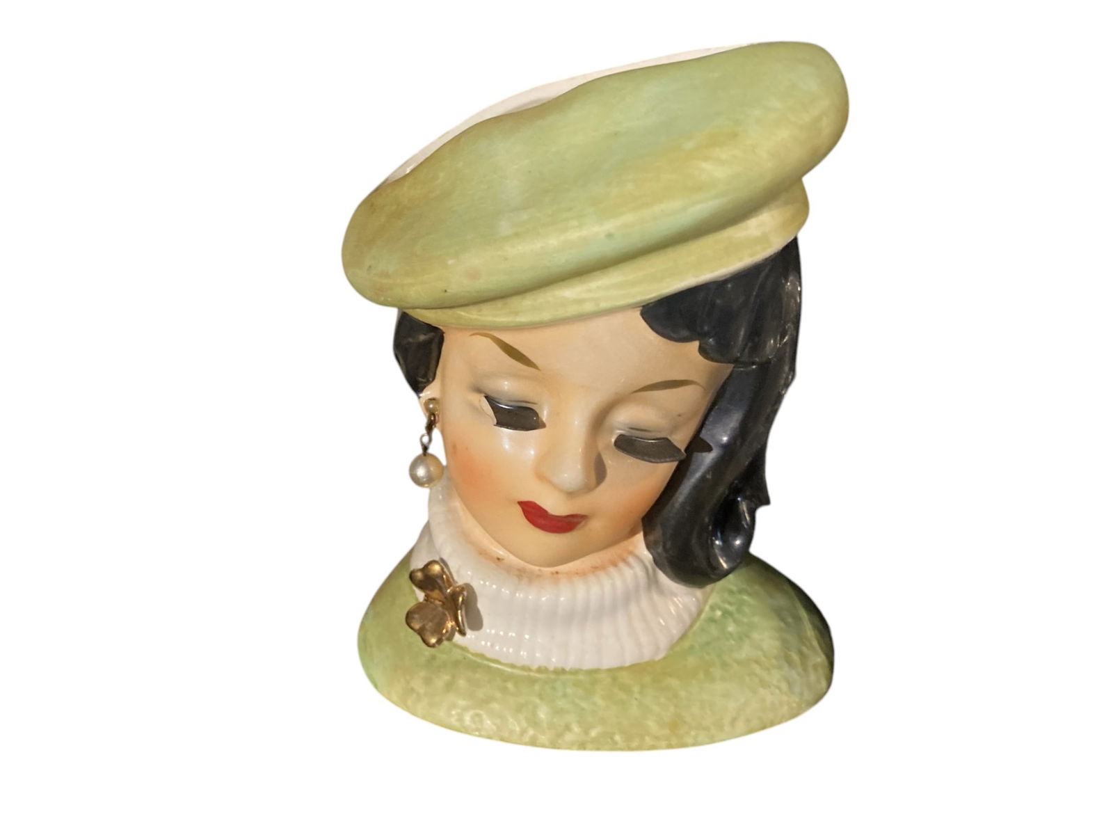Vintage Inarco Lady's Head Vase/planter Auction