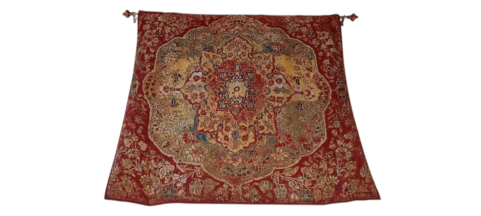 "Grand Bazaar V Medallion" John Douglas Large Tapestry 70" Wall Hanging (1 of 1)