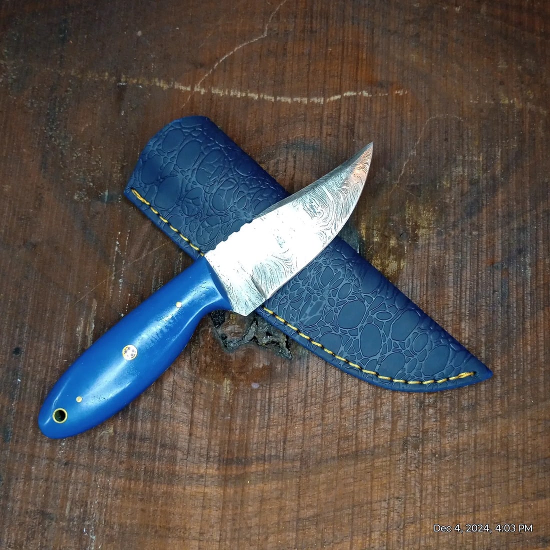 Handmade Damascus Steel Hunting & Survival Knives: Explore the exquisite craftsmanship of our handmade Damascus steel hunting and survival knives. Each knife is forged from high-quality Damascus steel, renowned for its strength, durability, and unique