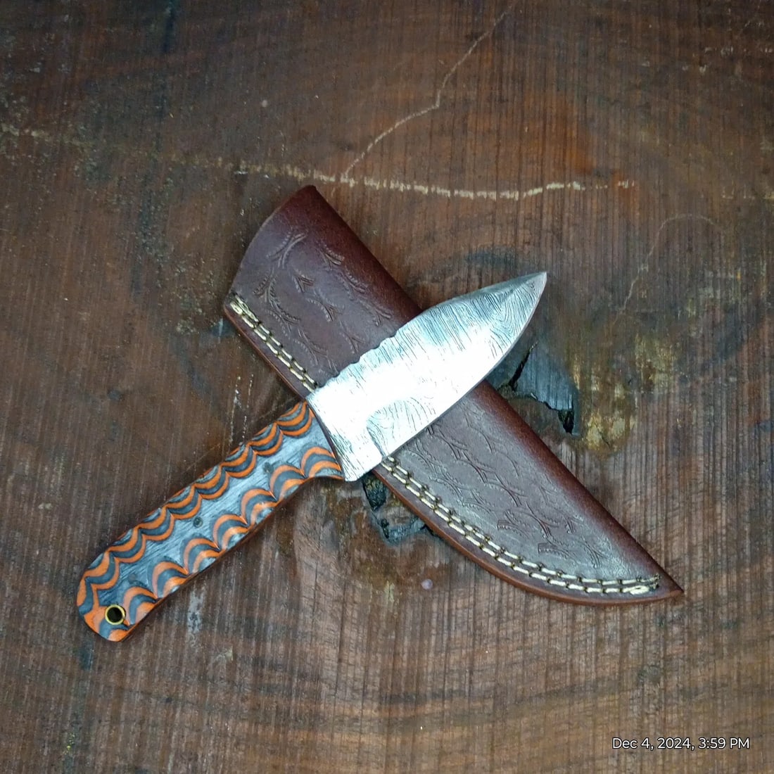 Handmade Damascus Steel Hunting & Survival Knives: Explore the exquisite craftsmanship of our handmade Damascus steel hunting and survival knives. Each knife is forged from high-quality Damascus steel, renowned for its strength, durability, and unique