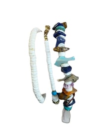 LOT OF 3 Shell, Chip Bead, Figural Bracelets