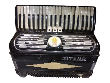 1970's TITANO Organette Tube Chamber Piano Accordion