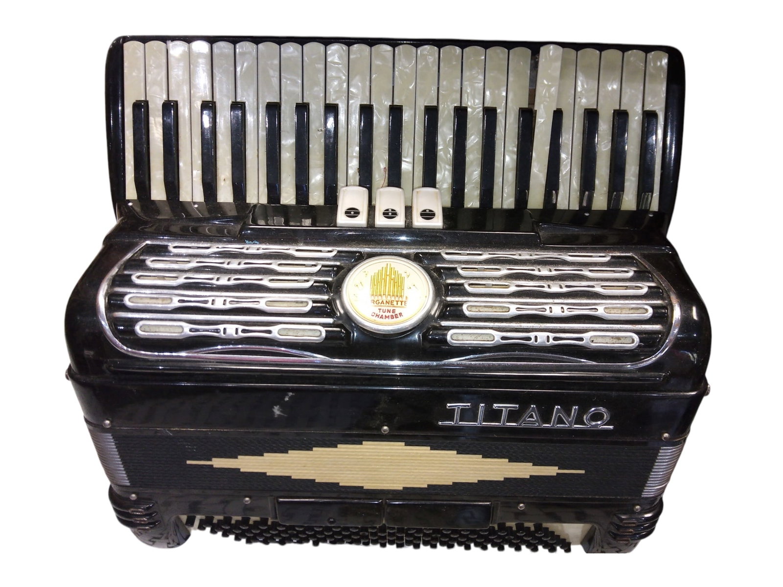 1970's TITANO Organette Tube Chamber Piano Accordion (1 of 3)