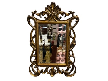 Antique Art Nouveau Ornate Wall Mirror