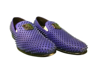 Stacy Adams Mens Royal Blue Sabre Spiked Slip On Loafer SIZE 8.5