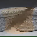 Roman capital with egg and dart pattern