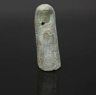 Roman finger fragment, Life-size: ITEM: Finger fragment MATERIAL: Bronze CULTURE: Roman PERIOD: 1st - 3rd Century A.D DIMENSIONS: 65 mm x 26 mm CONDITION: Good condition PROVENANCE: Ex Belgian private collection, acquired between