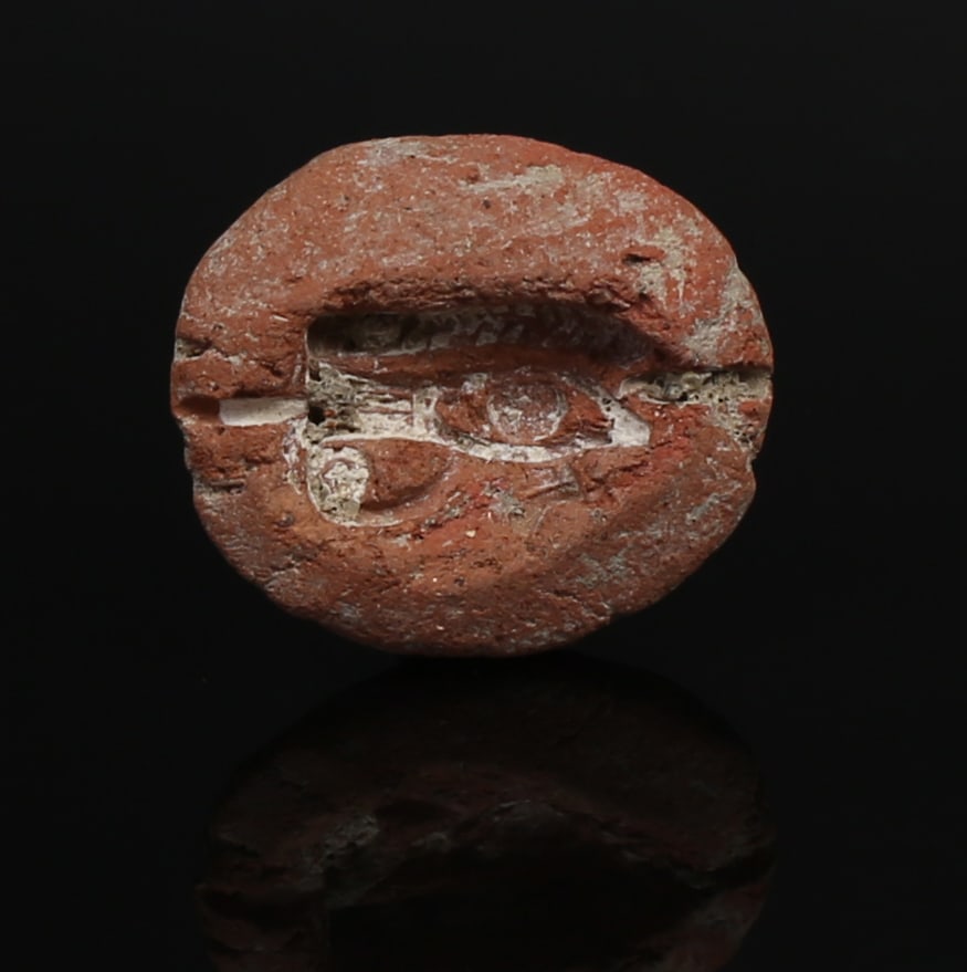 Egyptian eye of Horus 'Udjat eye' amulet mould (1 of 4)