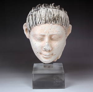 Romano-Egyptian cartonnage mummy mask