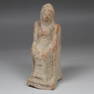 Greek statuette of an enthroned woman
