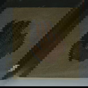 Egyptian textile fragment: ITEM: Textile fragment MATERIAL: Linen CULTURE: Egyptian, Coptic PERIOD: 4th - 9th Century A.D DIMENSIONS: 180 mm x 195 mm (fragment) CONDITION: Good condition PROVENANCE: Ex English private