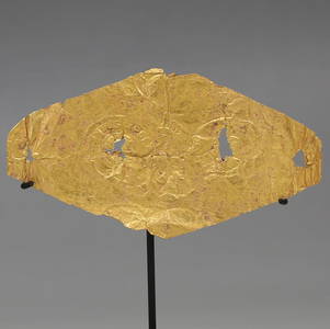Roman sheet / foil mouth-piece or diadem with the stamp of Cornelia Supera antoninianus