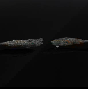 Roman medical instrument, Scalpel: ITEM: Medical instrument, Scalpel MATERIAL: Bronze CULTURE: Roman PERIOD: 1st - 3rd Century A.D DIMENSIONS: 84 mm x 7 mm CONDITION: Good condition PROVENANCE: Ex Polish private collection, E., bought