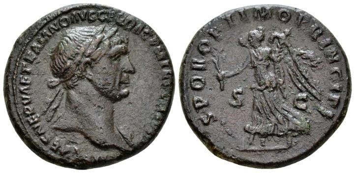 Roman, As, Trajan, 98 - 117 A.D (1 of 3)