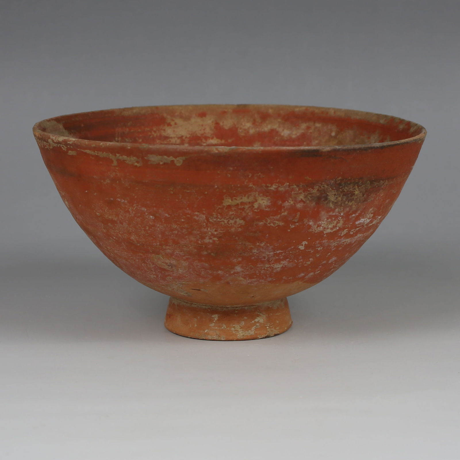 Roman bowl: ITEM: Bowl MATERIAL: Pottery CULTURE: Roman PERIOD: 1st - 3rd Century A.D DIMENSIONS: 65 mm x 125 mm CONDITION: Good condition PROVENANCE: Ex American private collection, acquired bet
